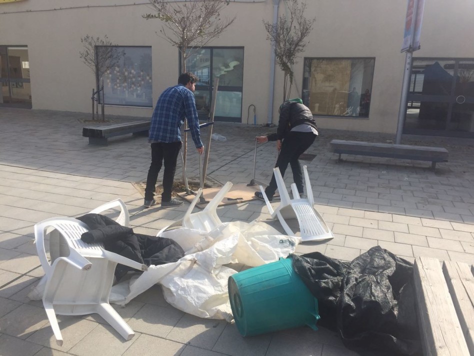 תיעוד ההריסות. (צילום: צילום גולשים)