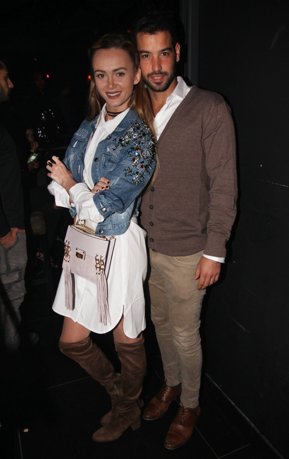 תמיד מחוייכים ומאוהבים. קסניה טרנטול ועמרי בן נתן