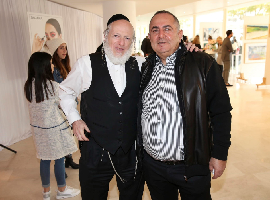 דוד גולברי ויהודה משי זהב (צילום: אלירן אביטל)