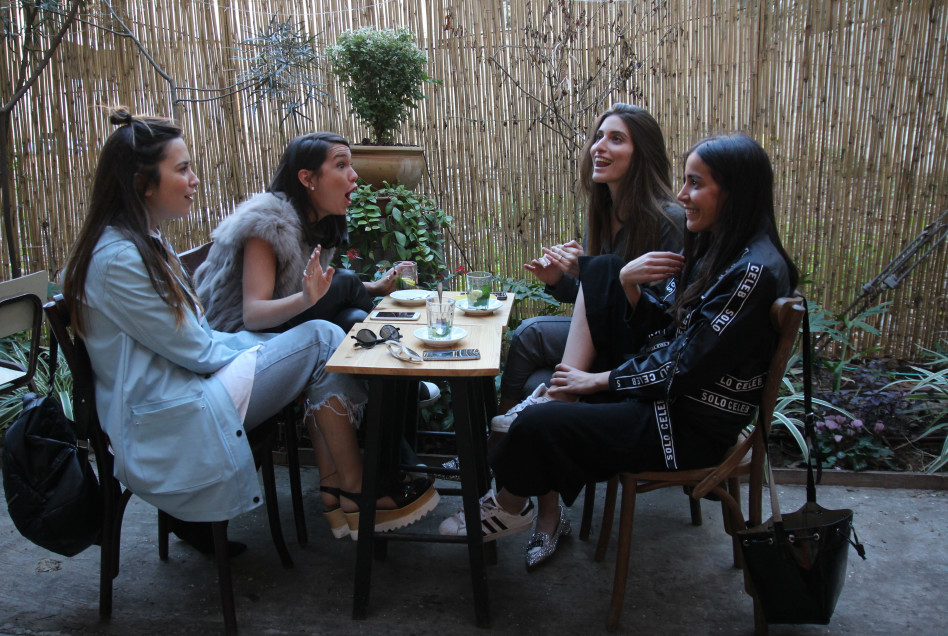 נראה שהכימיה נהדרת. רביעיית האיט גירלז (צילום: אור גפן)