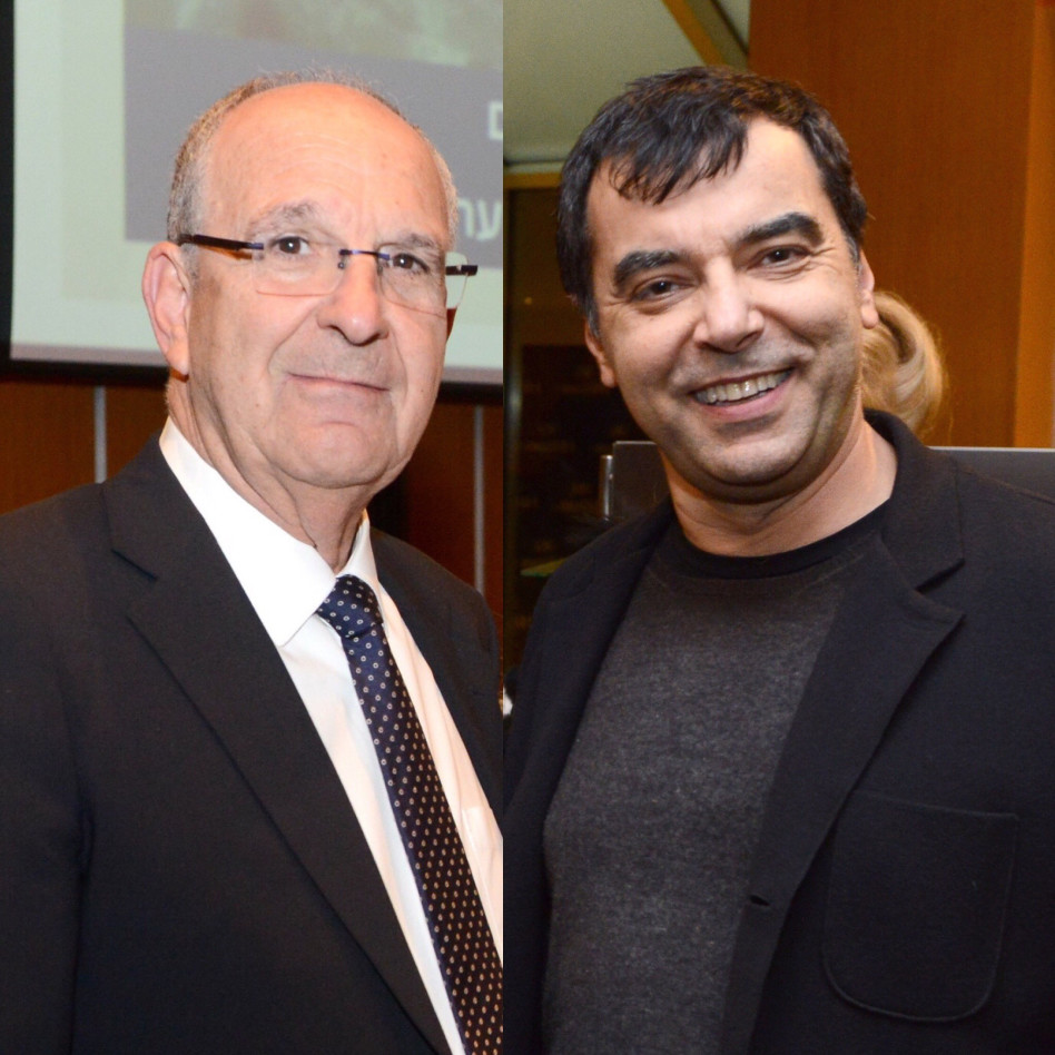 אמנון שעשוע ושמשון הראל (צילום: אהוד בלחסן)