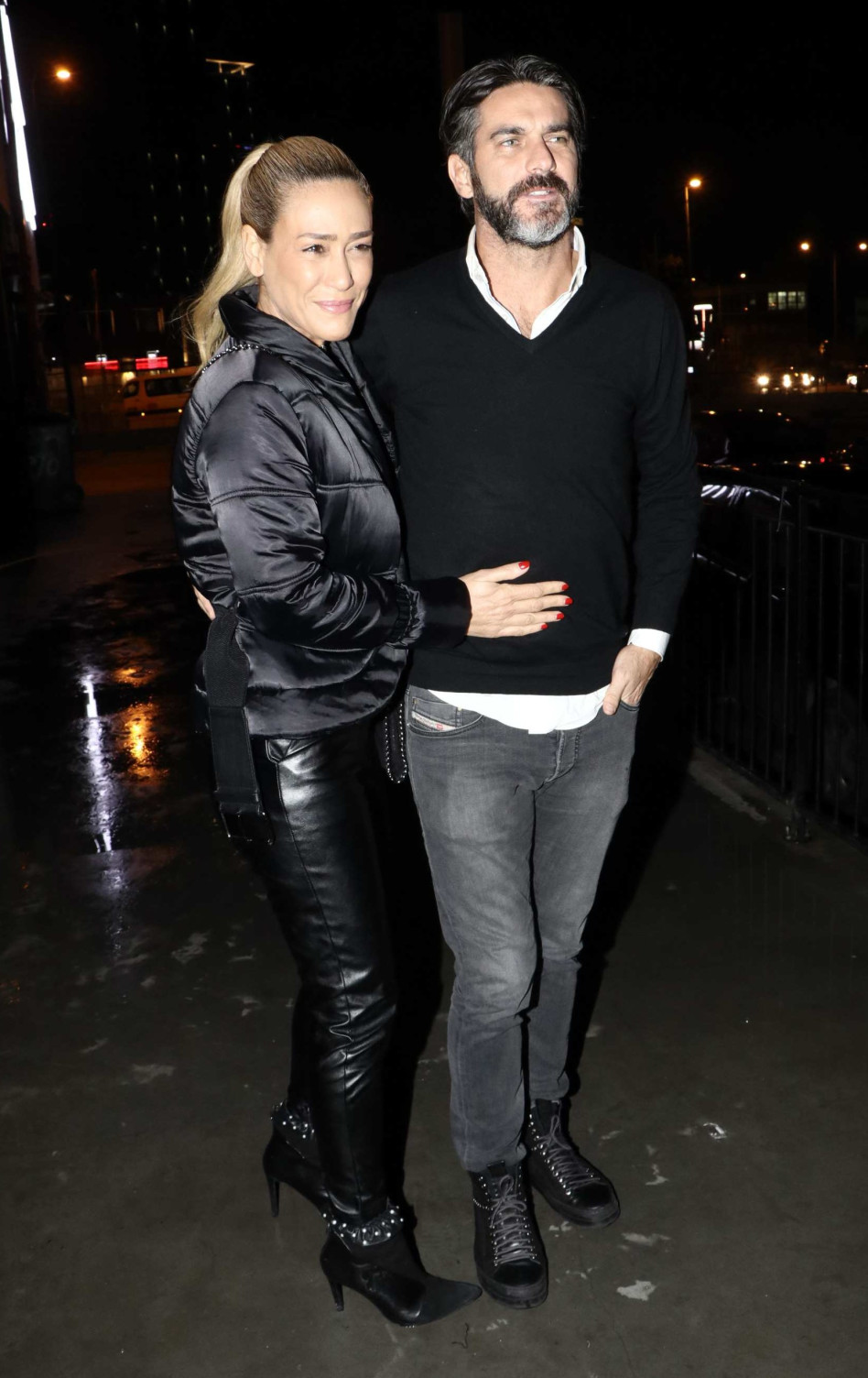 כבר ממש לא רק אשתו של. מאיה וג'ובאני רוסו. (צילום:אמיר מאירי)