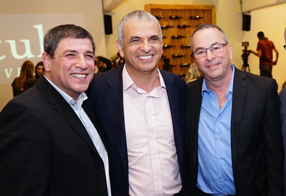 רוני בריק, משה כחלון ואליאב בן שמעון (צילום: ינאי אלפסי)