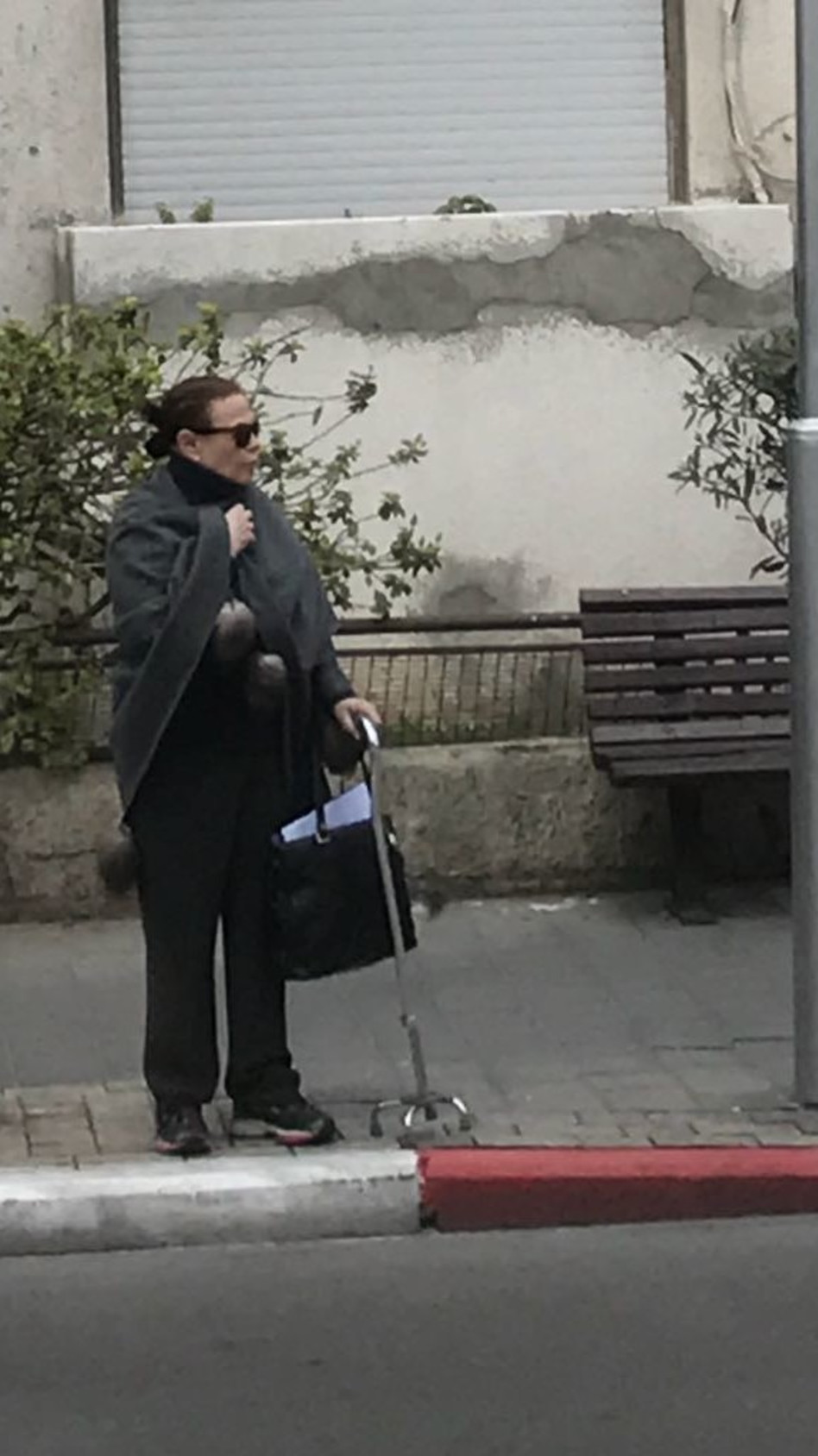 מקפידה להיות יציבה. גילה אלמגור (צילום: ליבי וינשטוק)