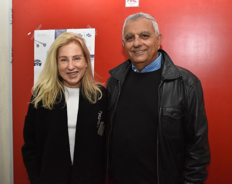 צבי ימיני ואורית אפרתי (צילום: אביב חופי)