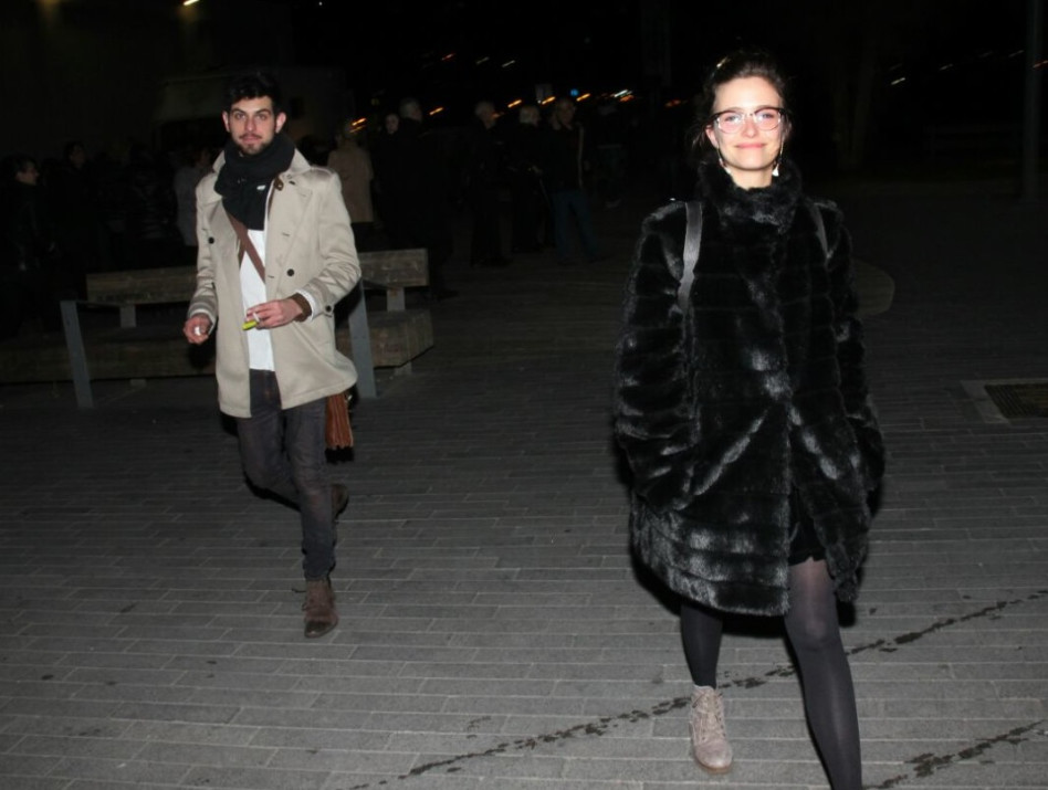 זריזים מאוד, אבל תפסו אותכם. ליהי קורנובסקי ועומר דץ (צילום: אור גפן)