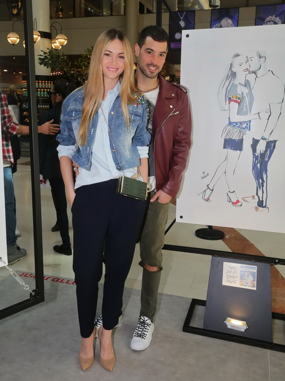 מתוקים. קסניה טרנטול ועמרי בן נתן (צילום: שוקה כהן)