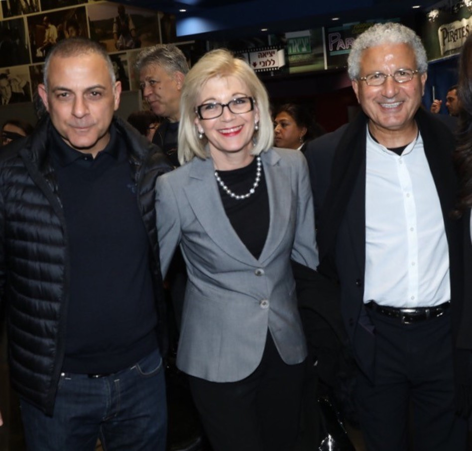 משה ופנינה אדרי ונחום חוגי (צילום: רפי דלויה)