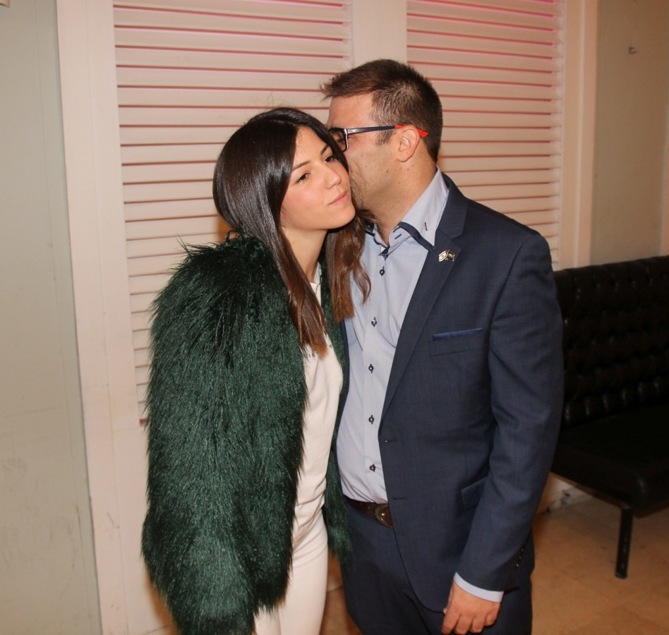 איזה כיף להם! אורן חזן ורינת (צילום: אור גפן)