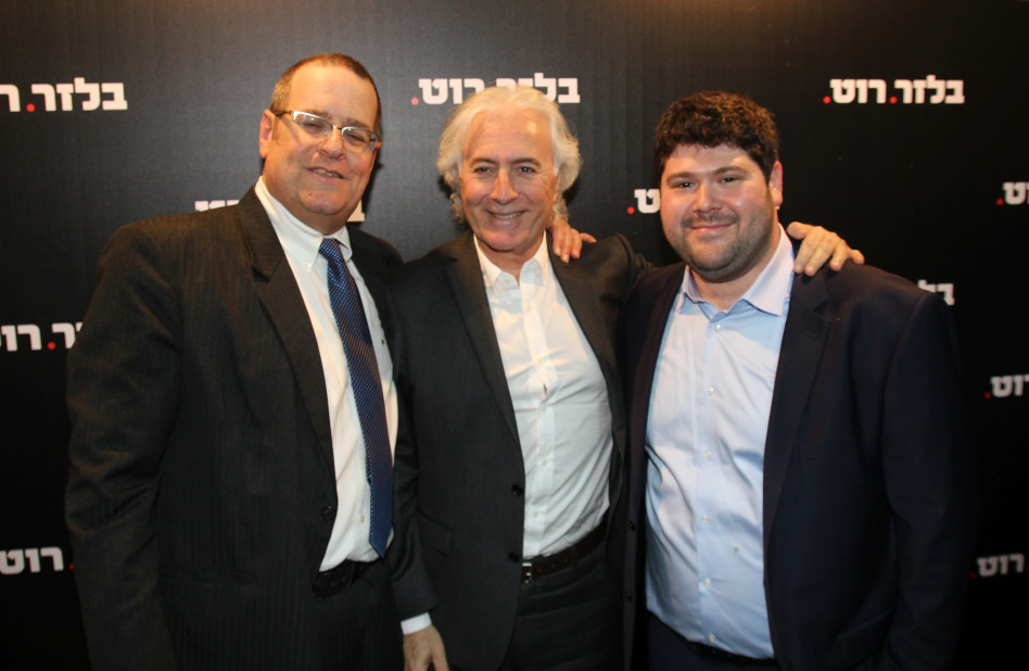 עידן רוט, ציון עמיר ואבירם בלזר (צילום: אור גפן)
