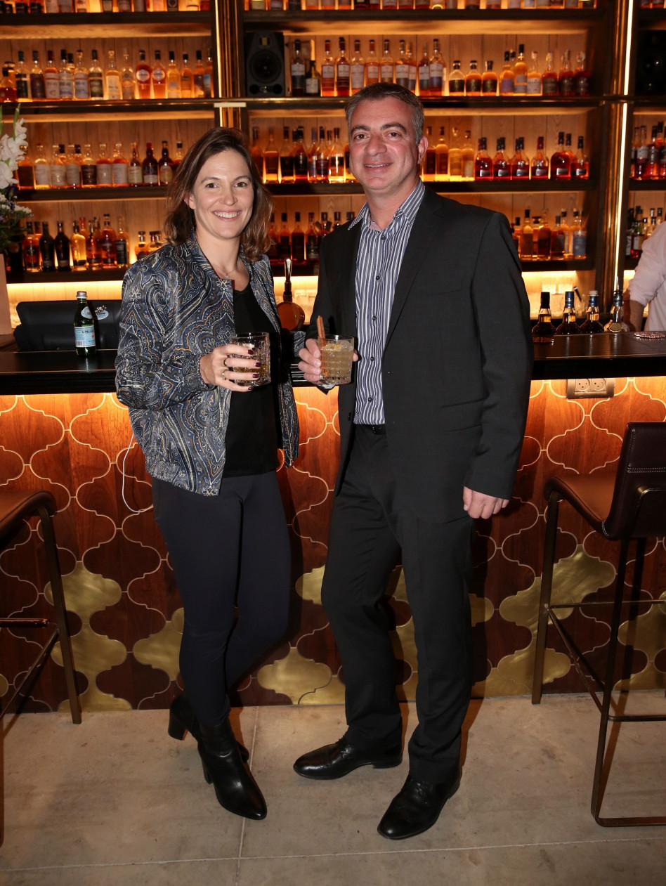 יאנס לדומטוס ותמר כהן (צילום: אלירן אביטל)