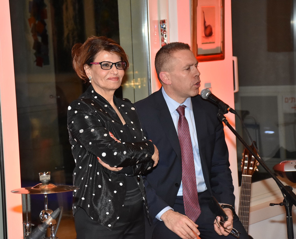 גלעד ארדן ודליה איציק (צילום: אביב חופי)