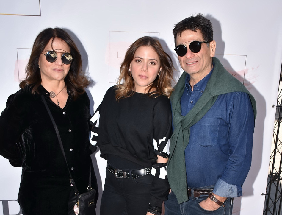 אבי , אלינור וטלי אנג'ל (צילום: אביב חופי)