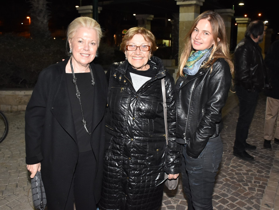 ז'אן בן אהרון, מרים וולדמן ורותי היילפרין (צילום: אביב חופי)