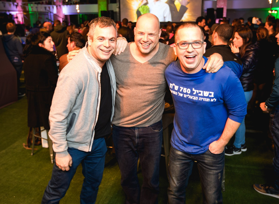  עומר שי, יואב בורג ואבישי אברהמי (צילום: תומר פלוטין)