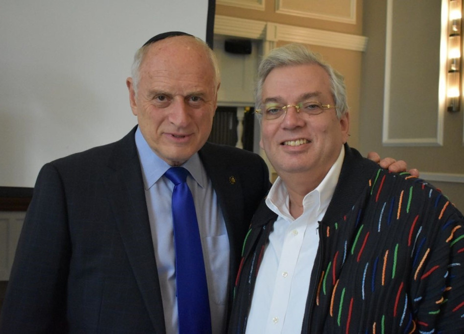 אהרון פרנקל ומלקולם הונליין (צילום: יח"צ)