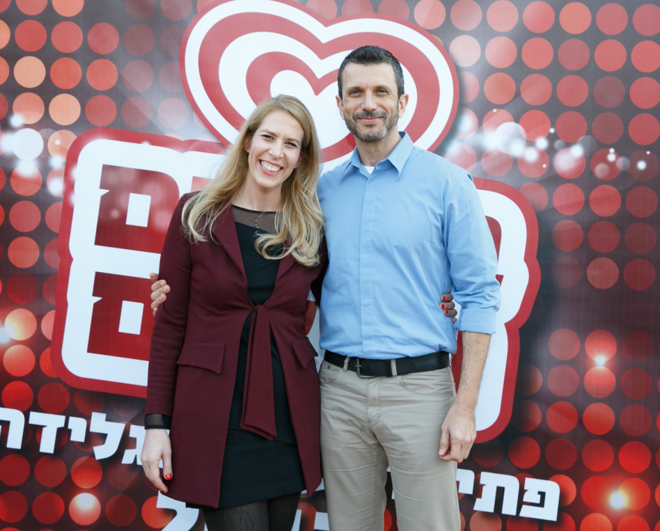 ישי מנדיל ולורן קרן (צילום: אנצ'ו גוש)