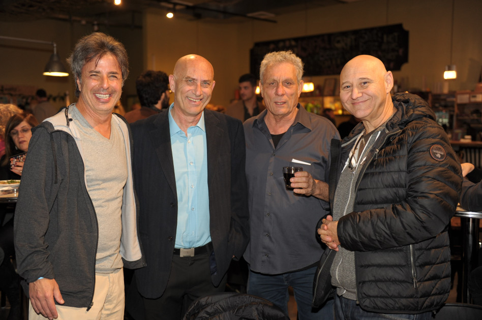 יאיר ניצני, יהודה עדר, משה סיני ודני טוקטלי (צילום: אופק חיים)