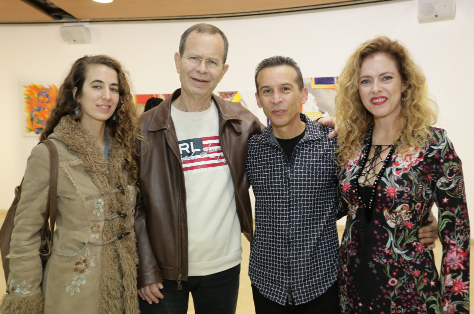 רוני ואייל בקשי ואפרים וסיון קונדה (צילום: יהודה אטיאס)