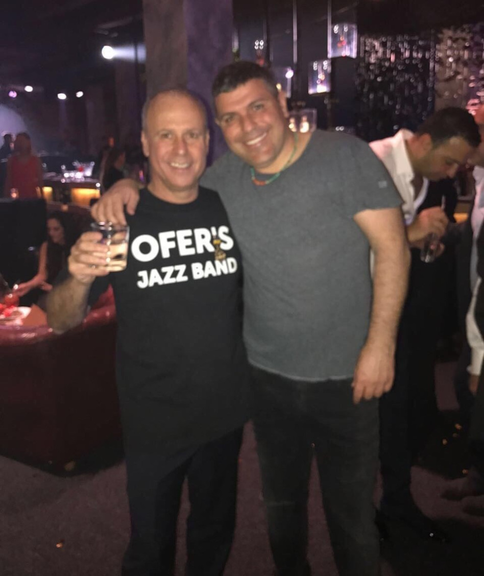 טדי שגיא ועופר קרז'נר (צילום: פייסבוק)