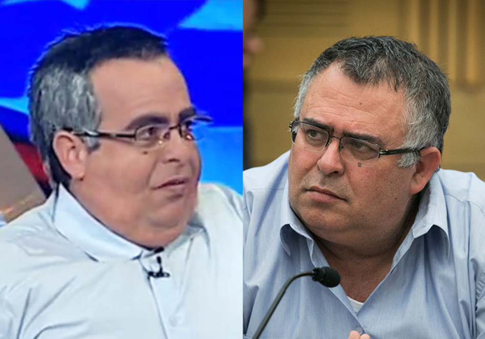 דוד ביטן המקור והחיקוי (צילום מסך)