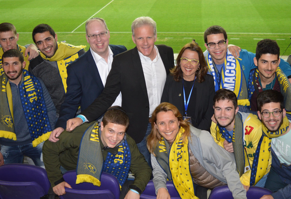 שרון תמם, מייקל אורן וג'וש הליקמן (צילום: דב הליקמן)