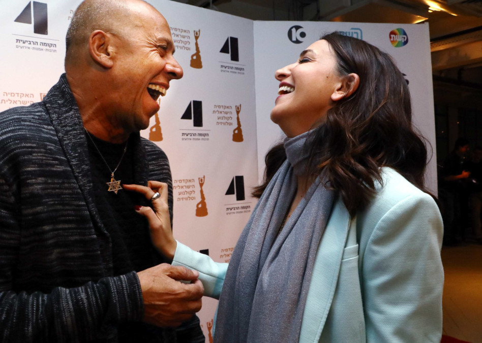 דידי לא קל לה. לוסי אהריש ודידי הררי (צילום: אמיר אמירי)