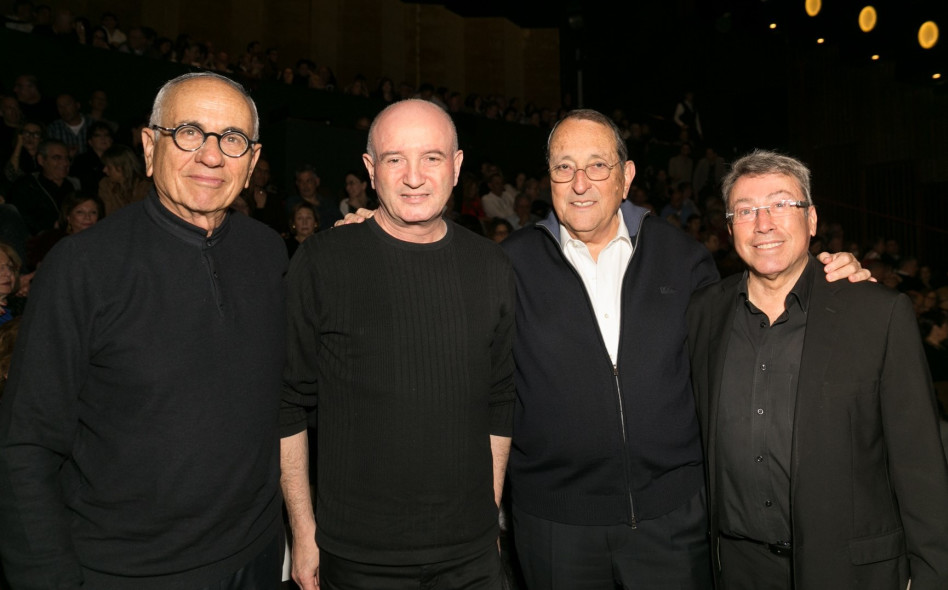 נעם סמל, אלי זהר, דניאל זייפמן וישראל מקוב ( צילום: יעל אילן ואסף לב)