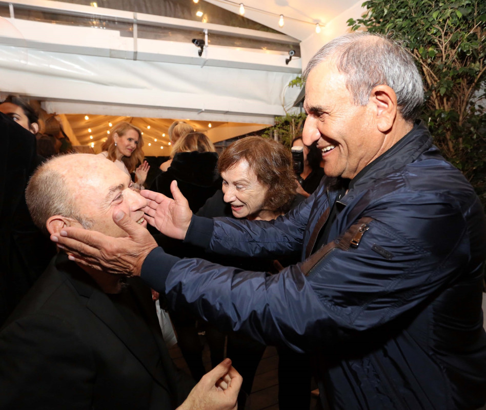 גבי רוטר ובינו צדיק (צילום: סיון פראג')