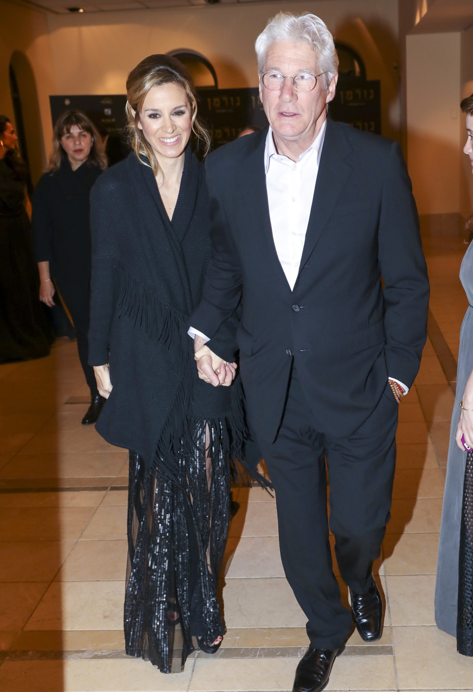 הוא בשוק היא מבסוטית. ריצ'רד גיר ואלחנדה סיליביה (צילום: רפי דלויה)