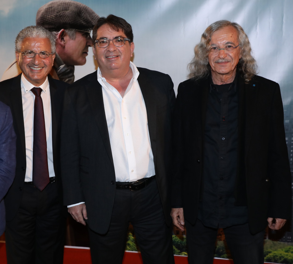 גיורא עיני, גדעון תדמור ומשה אדרי (צילום: רפי דלויה)