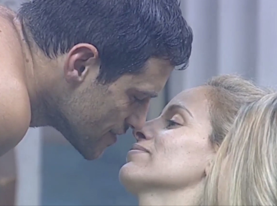 כבר לא יתנשקו. דן רושנסקי ואורנה דנינו (צילום: צילום מסך)