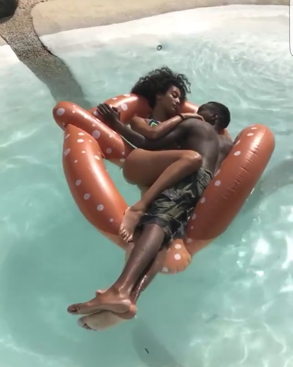 בבייגלה. עדן סבן ואנדל קבדה (צילום: צילום מסך אינסטגרם)