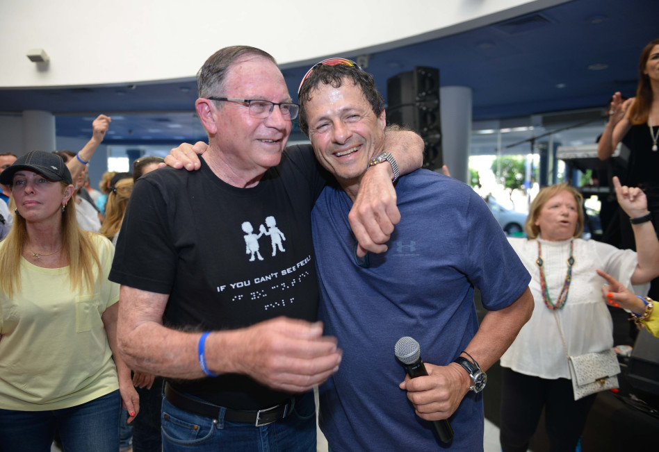 אודי אנג'ל ואורי סלונים (צילום: צחי קיברשטיין)