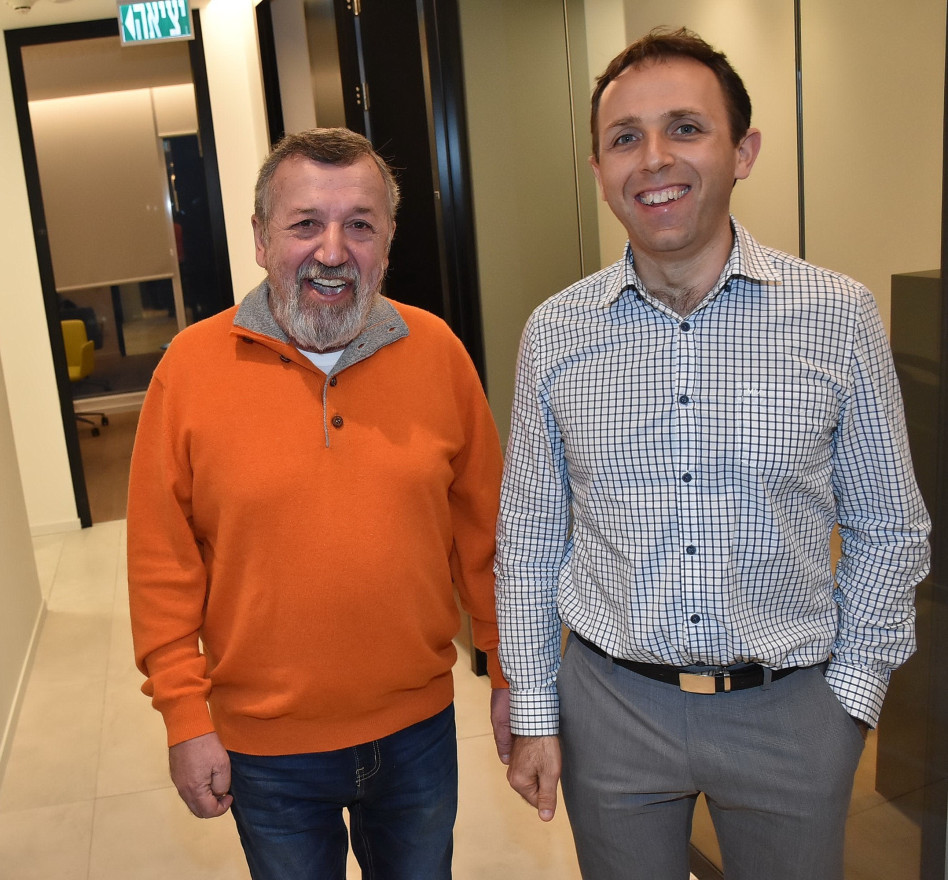 גיא ובוריס קרסני (צילום: אביב חופי)