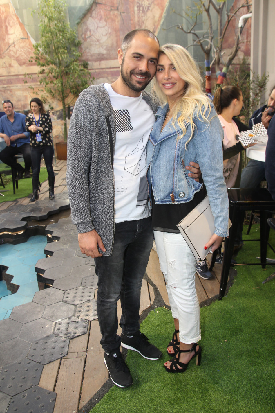 זוג מהסרטים. אביחי אוחנה ומעיין אשכנזי (צילום: אור גפן)