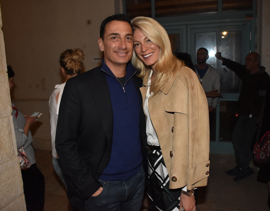 מלאני לביא ומת'יו ברונפמן (צילום: אביב חופי)