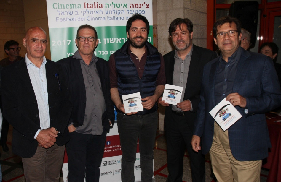 פרנצ'סקו מריה טאלו, מאסימו סארטי, מטאו רוברה, דני מוג'ה ורוני פלוס (צילום: אור גפן)