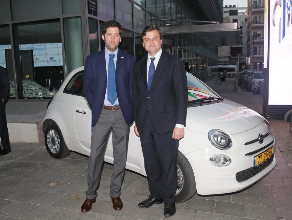 קארלו קלאנדה ועומר לוי (צילום: שוקה כהן)