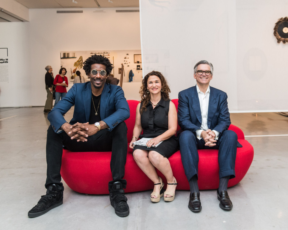 טד סמית, עדינה קמיאן-קשדן ואמרה סטודמאייר (צילום: אלי פוזנר)