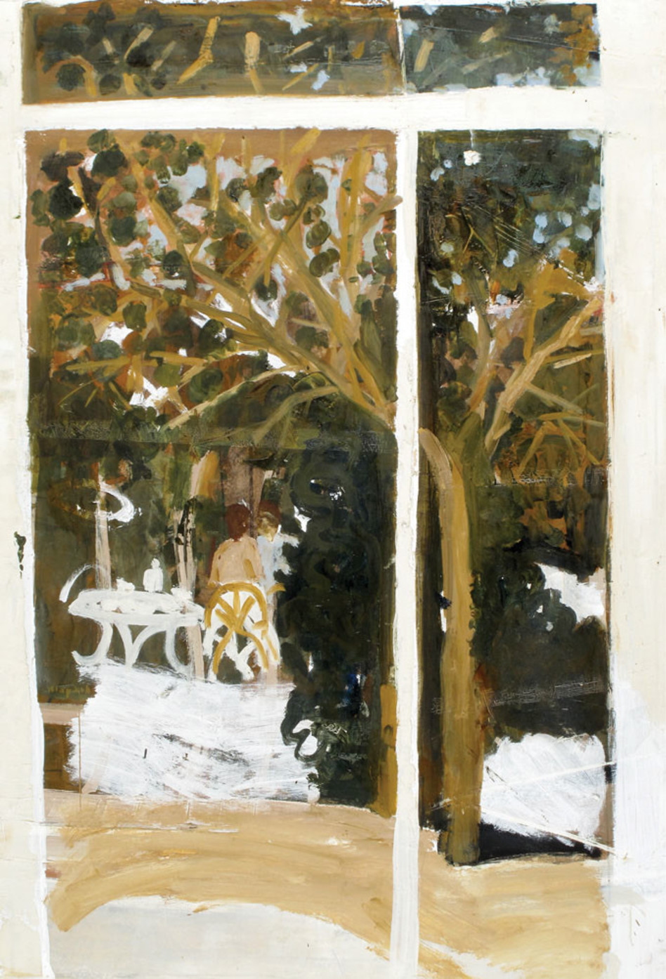 ליליאן קלאפיש, "בגינה", 1980, מקור: אוסף גבי ועמי בראון.
