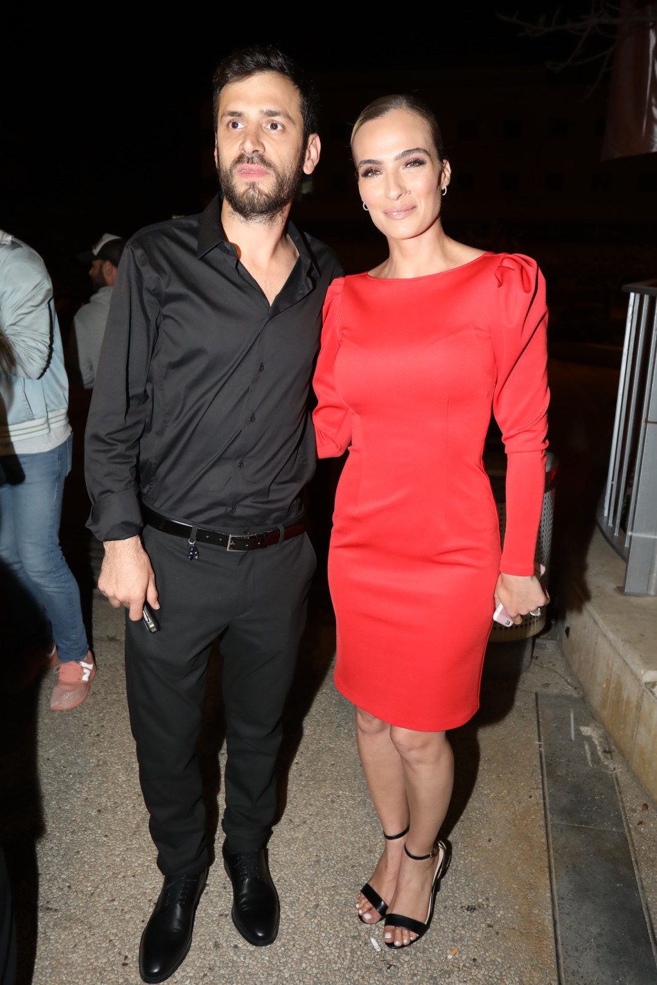 אלירז ואילנית. החיוכים לא מפסיקים. צילום: רפי דלויה