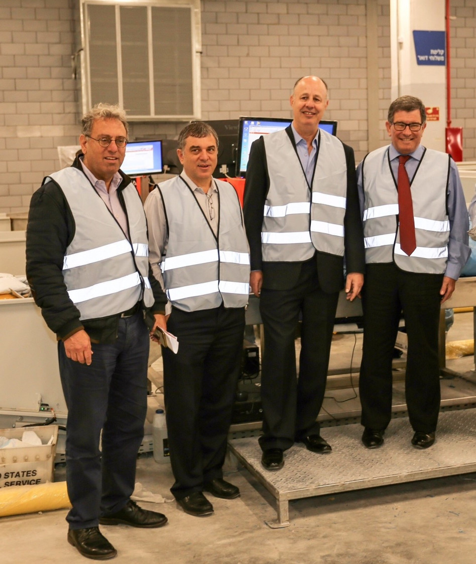 דני גולדשטיין, צחי הנגבי, שלמה פילבר, וחזי צאיג (צילום: איגל צילומי אוויר)