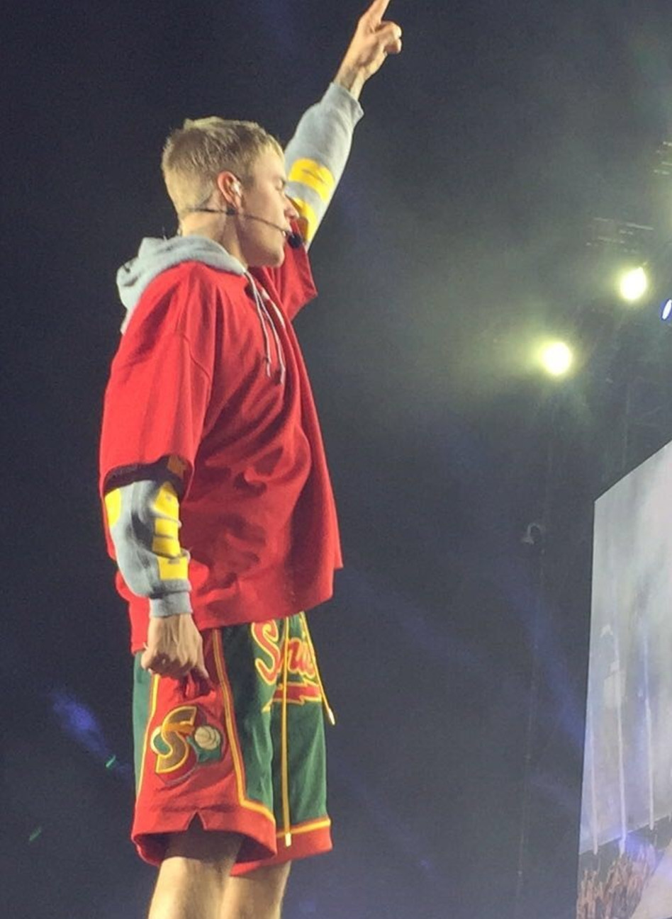 ג'סטין ביבר, הופעה בפארק הירקון (צילום: באדיבות שלמור תקשורת)