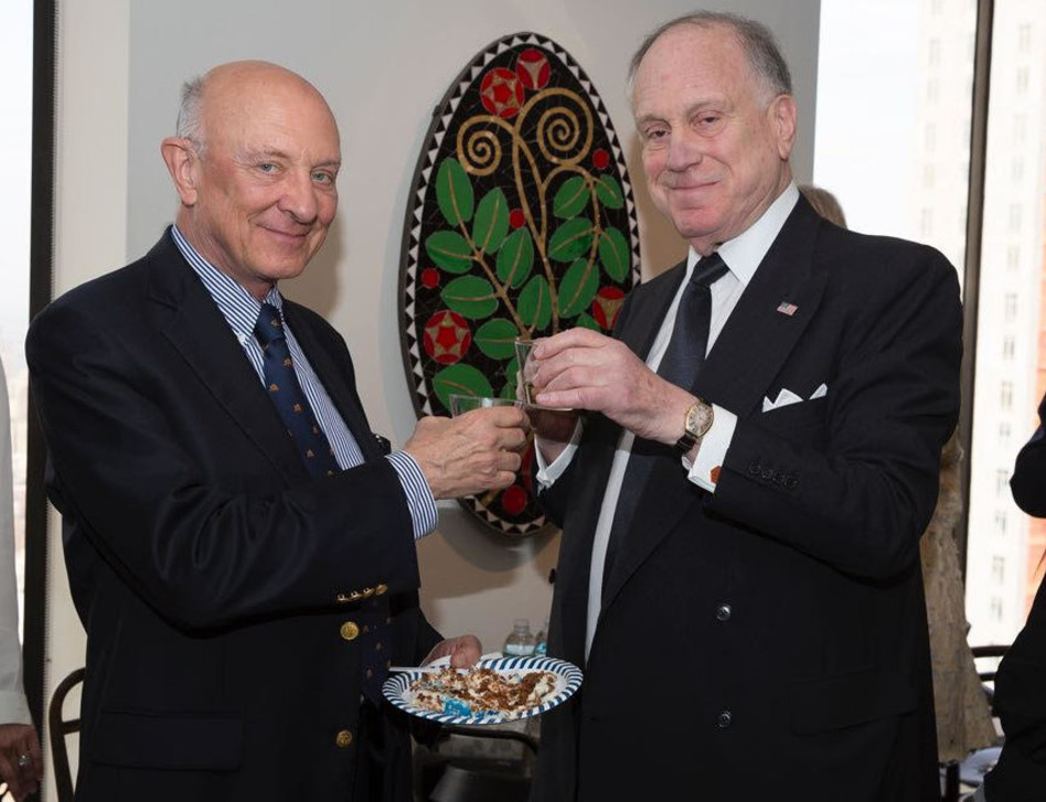 רון לאודר וג'יימס ווזלי. צילום: נועה גרייבסקי