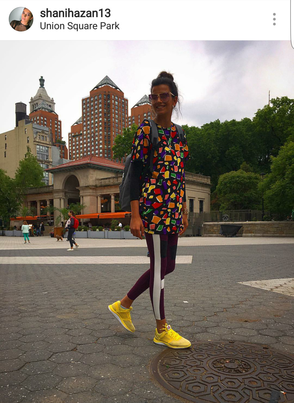 עושה חיים בתפוח הגדול. שני חזן (צילום: אינסטגרם)