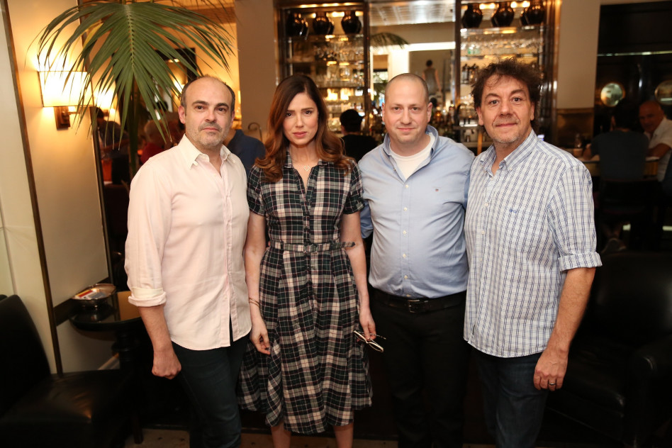 קריסטוף מורקאמפ, איציק קרבר, רונית יודקביץ ופסקל גויסיד. צילום: אלירן אביטל