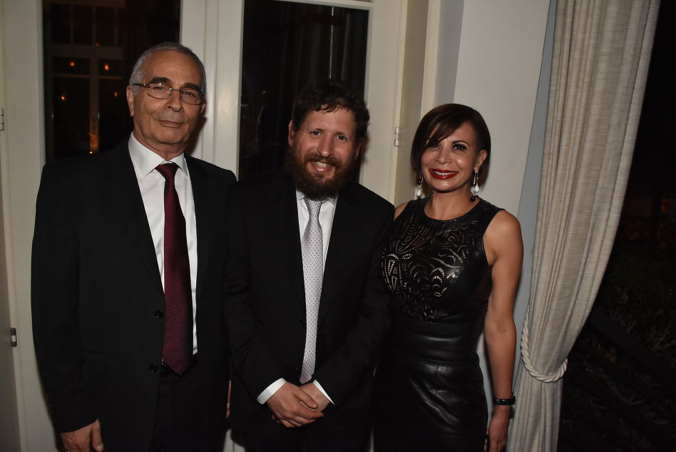 נוני מלכא, שולם לפידות ועמוס מלכה. צילום: אביב חופי