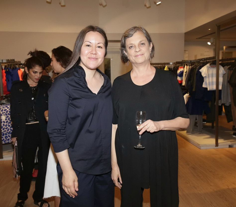 יולי תמיר ומארי הונדה (צילום: שוקה כהן)