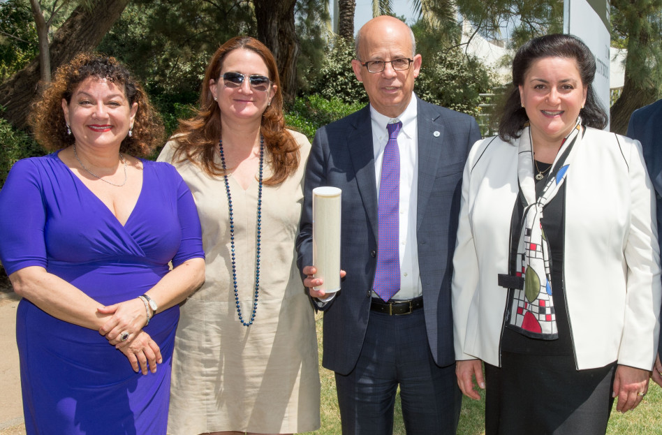 נעמי עזריאלי, יוסף קלפטר, דנה ושרון עזריאלי (צילום: ישראל הדרי)